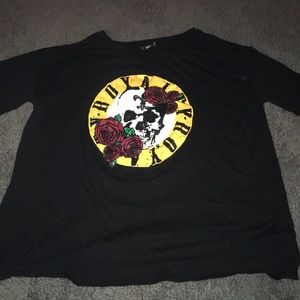 Distressed royal tshirt